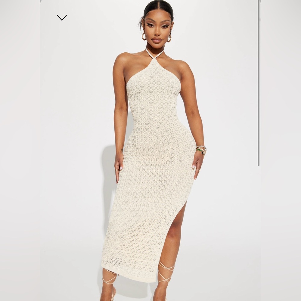 Crochet maxi dress